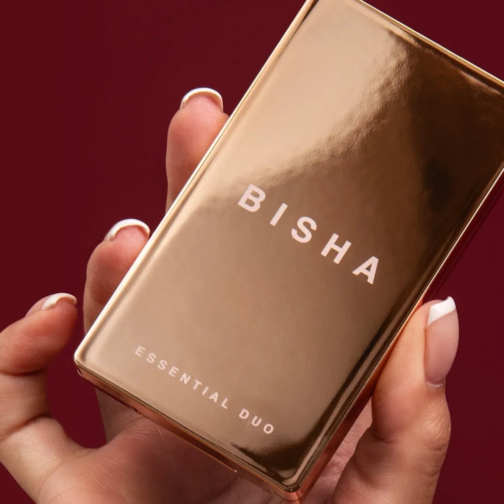 Bisha Dubai essential Duo Powder and cream blush palette